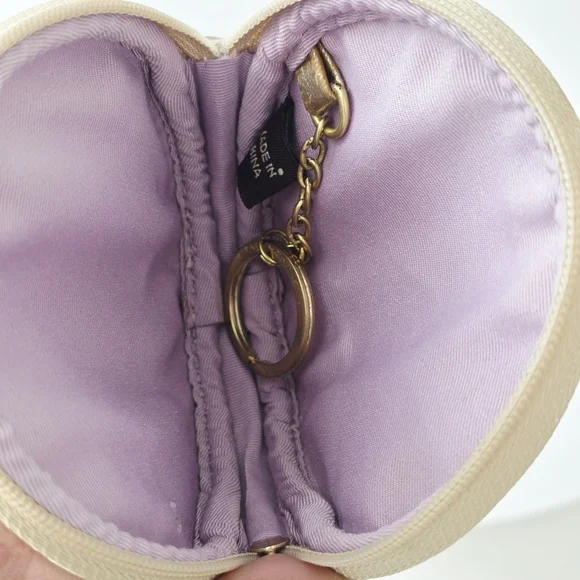 Coach Round Wristlet Key Holder Coin‎ Pouch Bag Charm